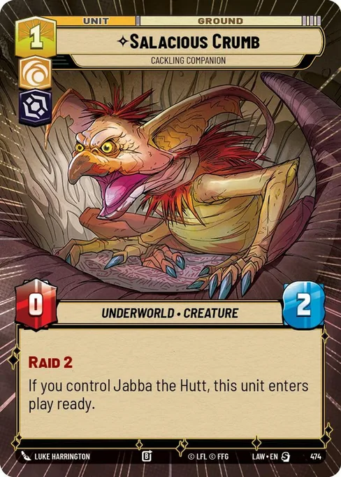 Salacious Crumb — Cackling Companion, A Lawless Time #474