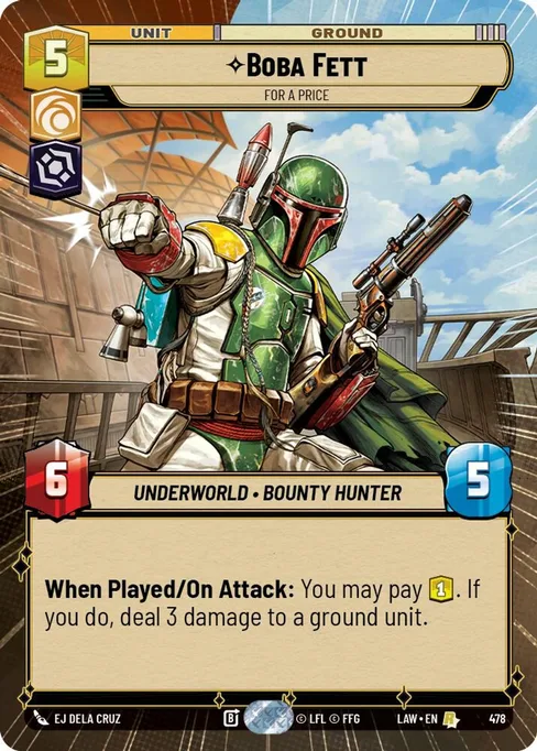 Boba Fett — For a Price, A Lawless Time #478
