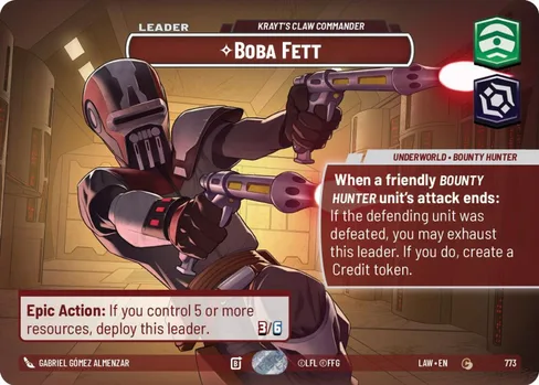 Boba Fett — Krayt's Claw Commander, A Lawless Time #773