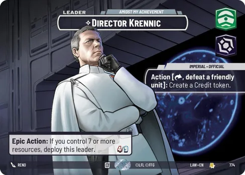 Director Krennic — Amidst My Achievement, A Lawless Time #774