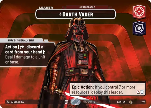 Darth Vader — Unstoppable, A Lawless Time #777