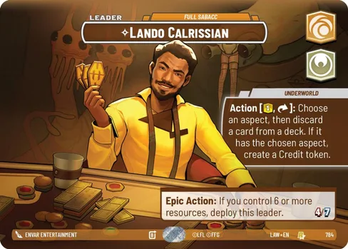 Lando Calrissian — Full Sabacc, A Lawless Time #784