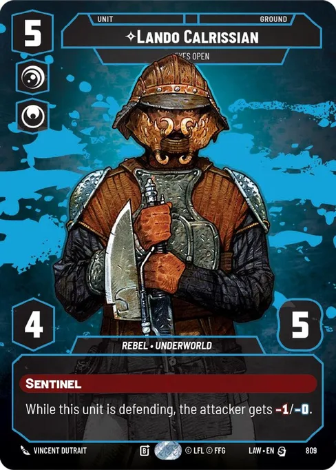 Lando Calrissian — Eyes Open, A Lawless Time #809