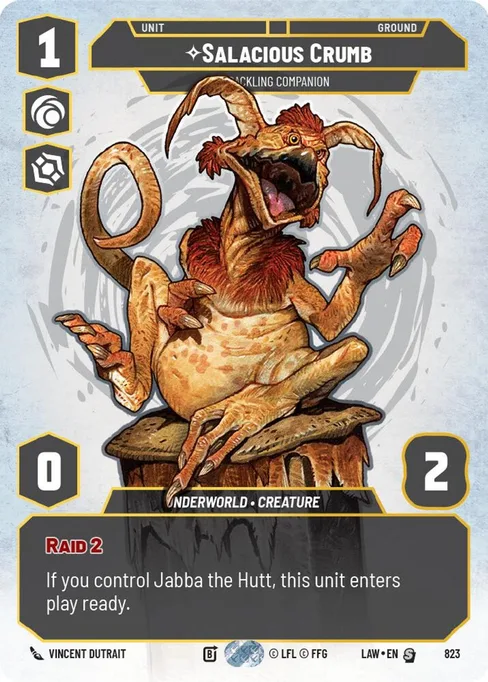 Salacious Crumb — Cackling Companion, A Lawless Time #823