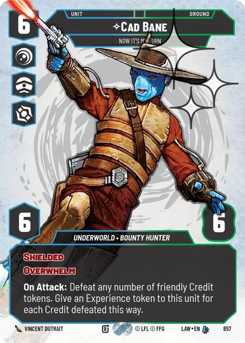 Cad Bane — Now it's My Turn, A Lawless Time #857