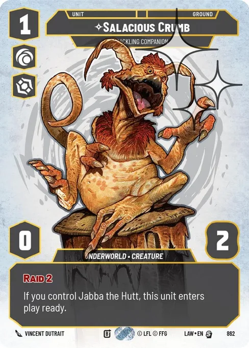 Salacious Crumb — Cackling Companion, A Lawless Time #862