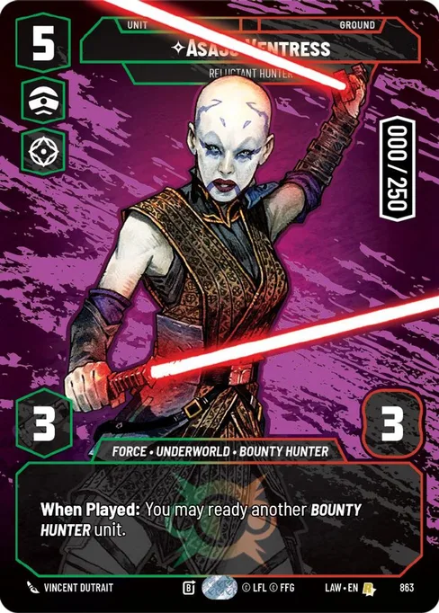 Asajj Ventress — Reluctant Hunter, A Lawless Time #863