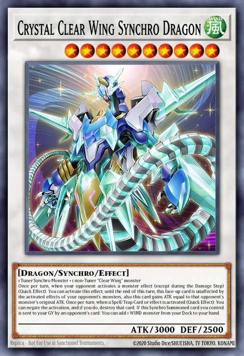 Crystal Clear Wing Synchro Dragon, Legendary Arc-V Decks #LAVD-ENS32