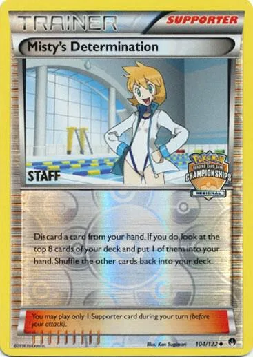 Misty's Determination, League & Championship Cards #104