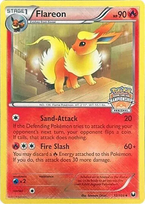 Flareon, League & Championship Cards #12