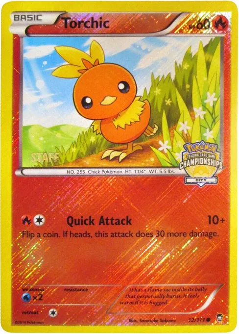 Torchic, League & Championship Cards #12