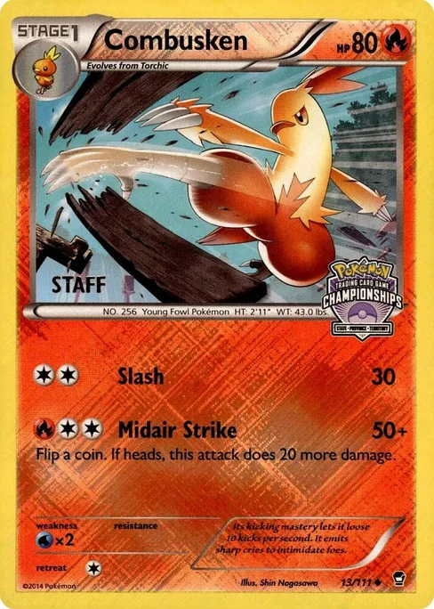 Combusken, League & Championship Cards #13
