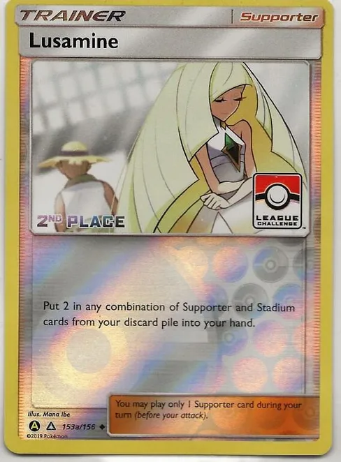 Lusamine, League & Championship Cards #153a