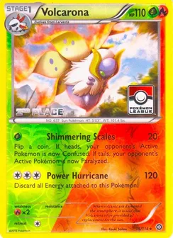 Volcarona, League & Championship Cards (Pokemon League, 2nd Place)