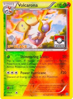 Volcarona, League & Championship Cards (Pokemon League, 3rd Place)