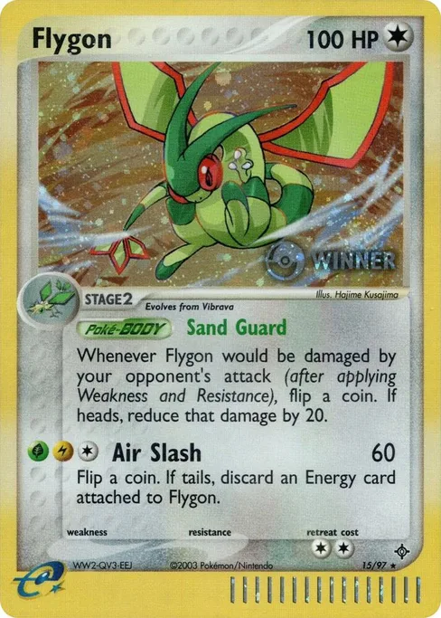 Flygon, League & Championship Cards #15