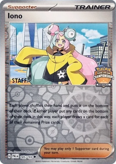 Iono, League & Championship Cards #185