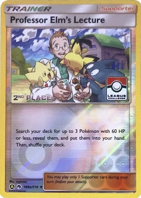 Professor Elm's Lecture, League & Championship Cards #188a