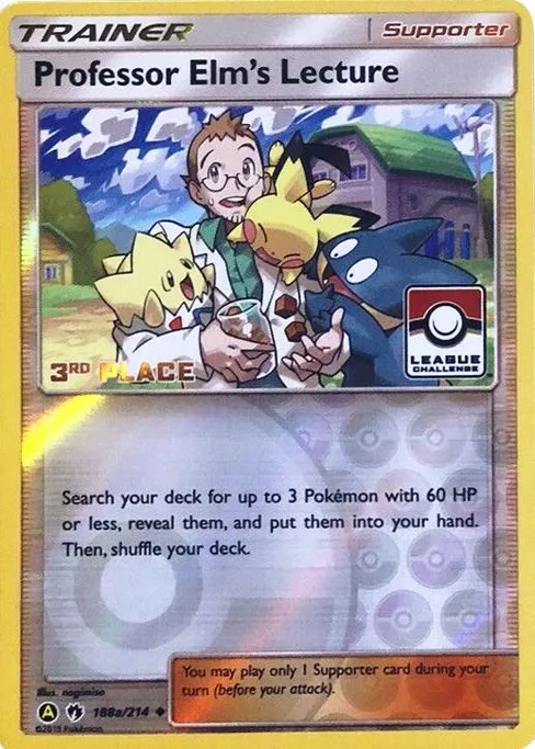 Professor Elm's Lecture, League & Championship Cards #188a