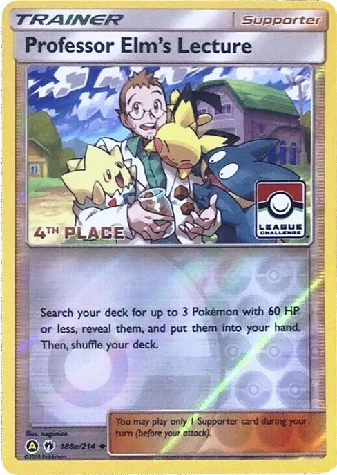 Professor Elm's Lecture, League & Championship Cards #188a