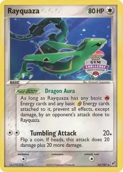 Rayquaza, League & Championship Cards (2004-2005 Gym Challenge)
