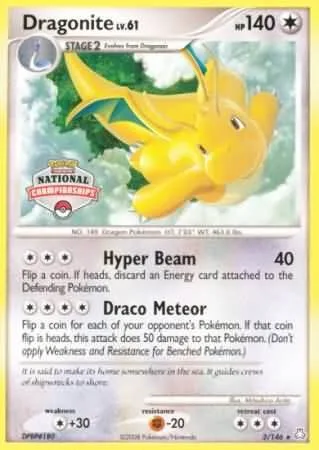 Dragonite, League & Championship Cards #2
