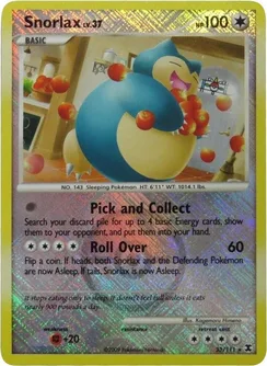 Snorlax, League & Championship Cards (League Promo)