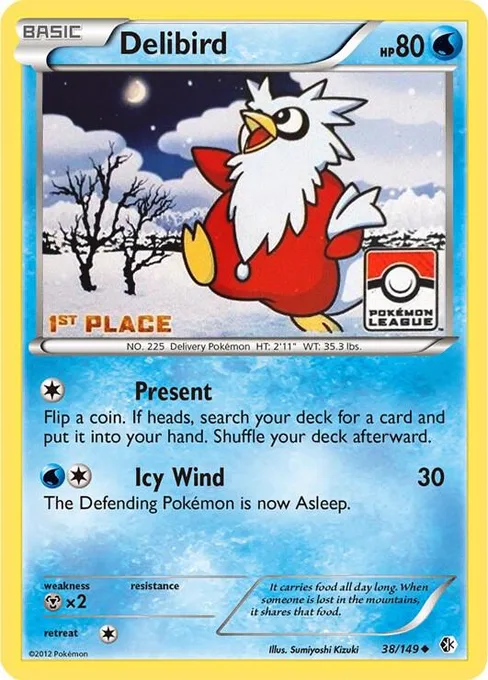 Delibird, League & Championship Cards #38