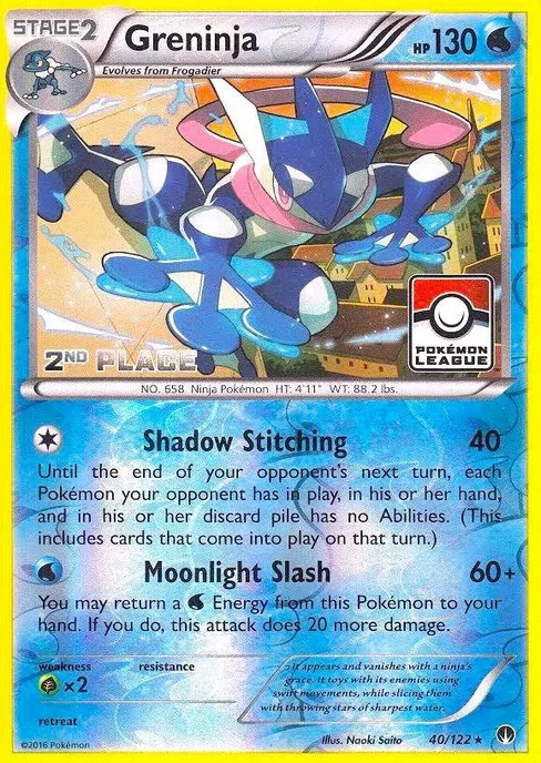 Greninja, League & Championship Cards #40