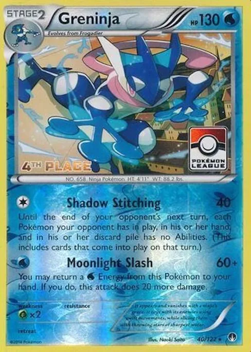 Greninja, League & Championship Cards #40