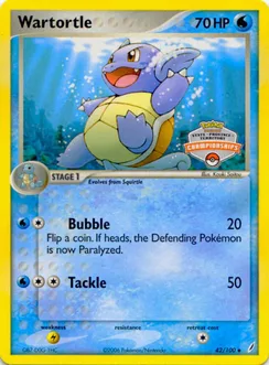 Wartortle, League & Championship Cards (State Championships)