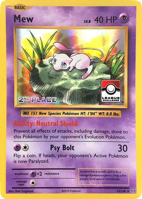 Mew, League & Championship Cards #53