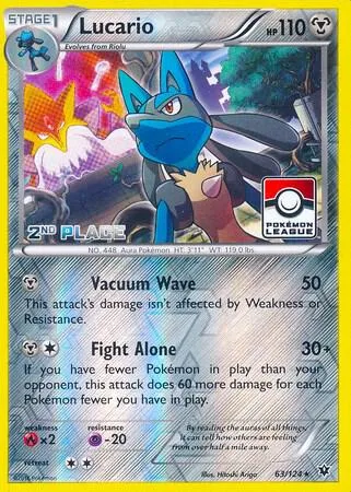 Lucario, League & Championship Cards #63