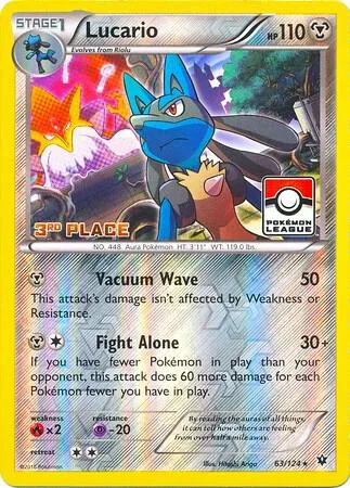 Lucario, League & Championship Cards #63
