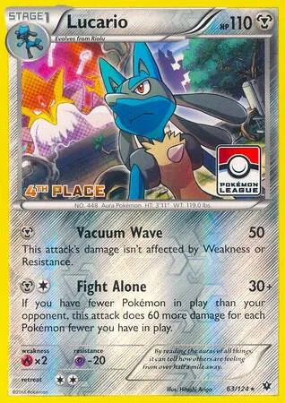Lucario, League & Championship Cards #63