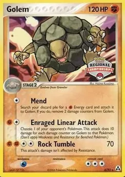 Golem, League & Championship Cards (Regional Championships)