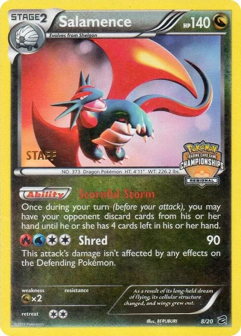 Salamence, League & Championship Cards #8
