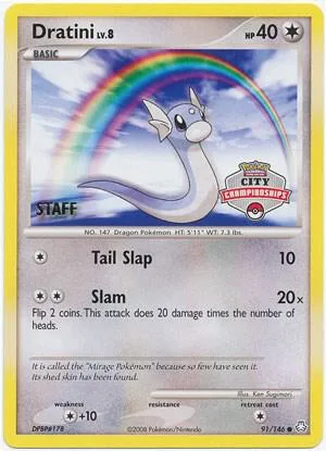 Dratini, League & Championship Cards #91