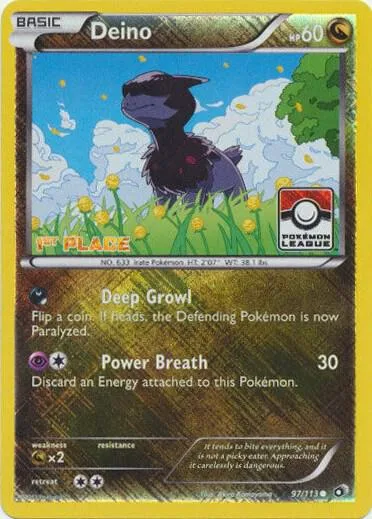 Deino, League & Championship Cards #97