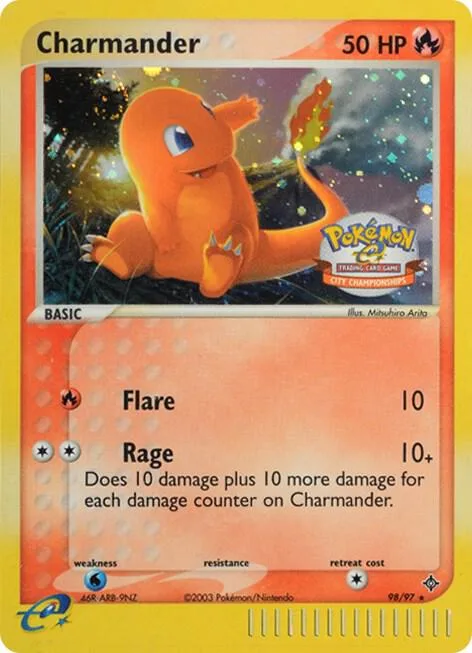 Charmander, League & Championship Cards #98