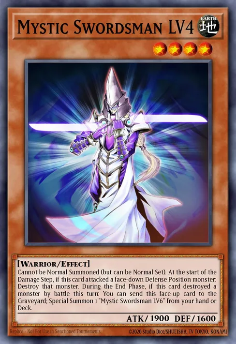 Mystic Swordsman LV4, Legendary Collection 3: Yugi's World Mega Pack #LCYW-EN201