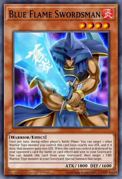 Blue Flame Swordsman, Legendary Decks II #LDK2-ENJ14