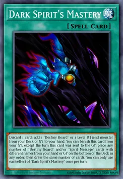 Dark Spirit's Mastery
