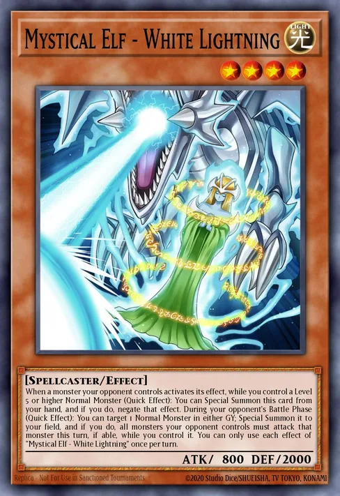 Mystical Elf - White Lightning, Legendary Duelists: Season 3 #LDS3-EN135