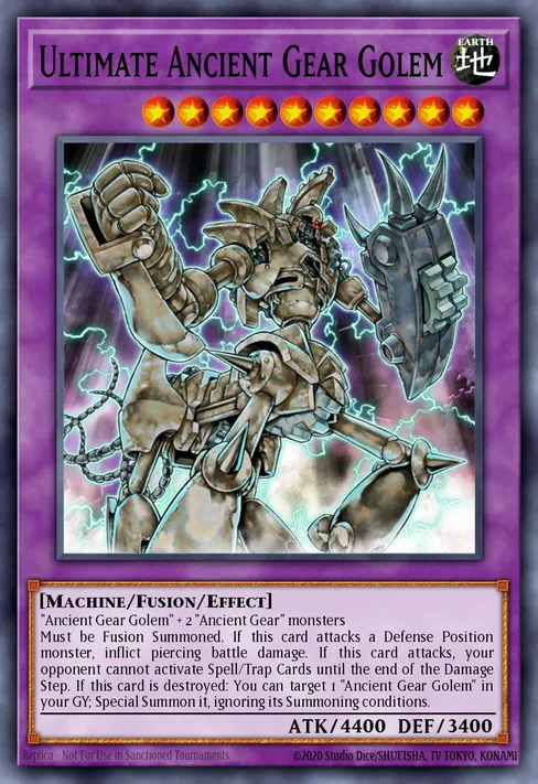 Ultimate Ancient Gear Golem, Legendary Duelists: Ancient Millennium #LED2-EN036