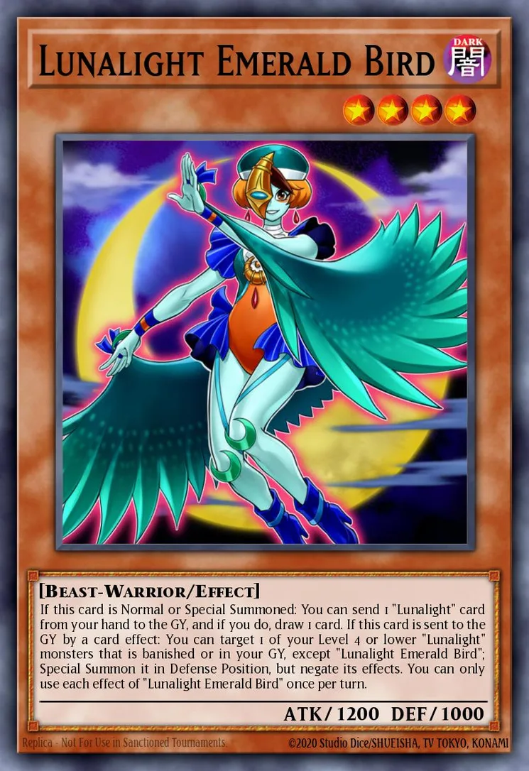 Lunalight Emerald Bird