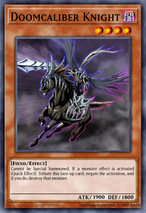Doomcaliber Knight, Legendary Duelists: Immortal Destiny #LED5-EN007
