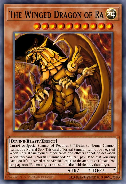 The Winged Dragon of Ra, Legendary Duelists: Rage of Ra #LED7-EN000