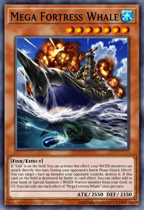 Mega Fortress Whale, Legendary Duelists: Duels From the Deep #LED9-EN016