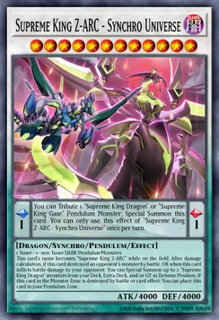 Supreme King Z-ARC - Synchro Universe